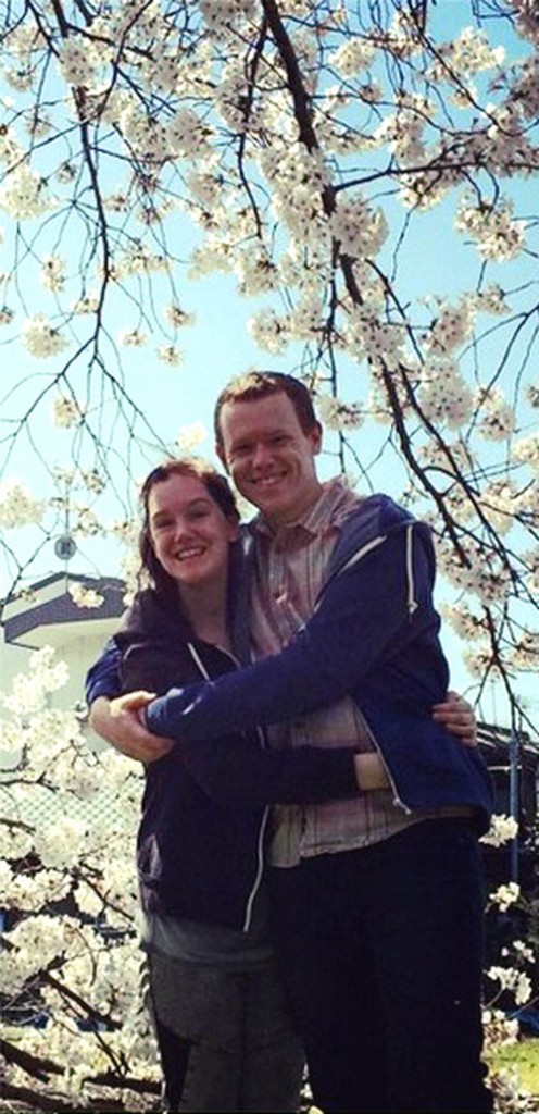 Chris planned to propose in Japan under the blossom trees