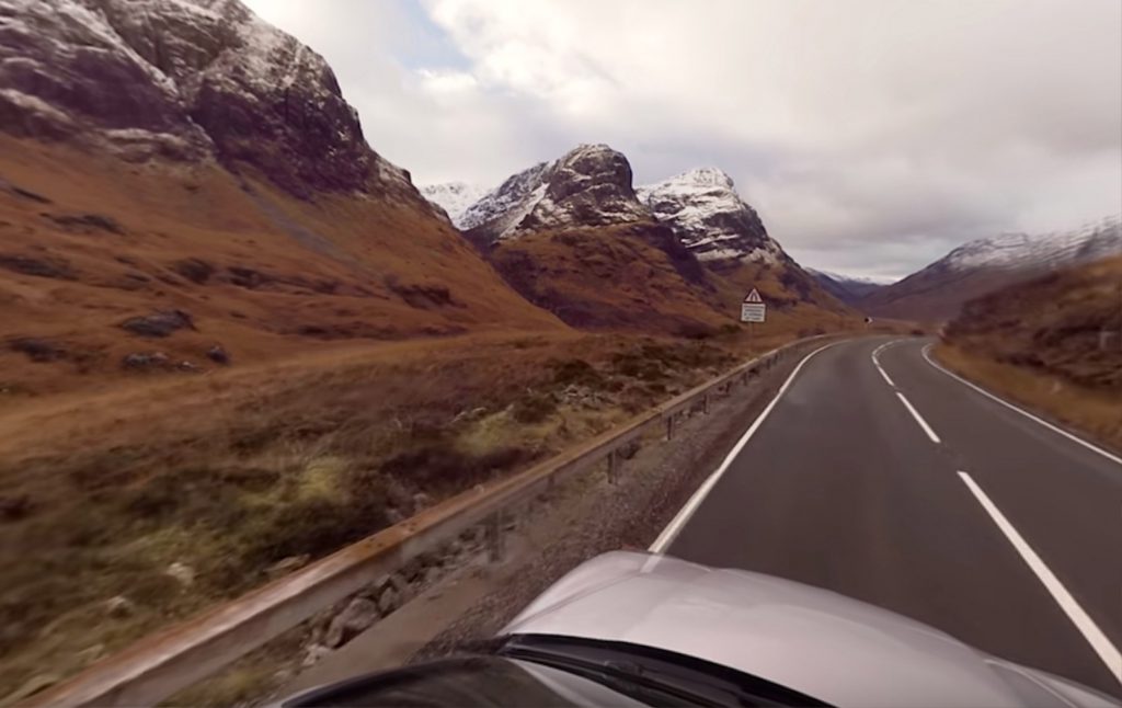 INCREDIBLE footage has captured a drive on the "best road in Scotland" through Glen Coe - in 360 degrees. 