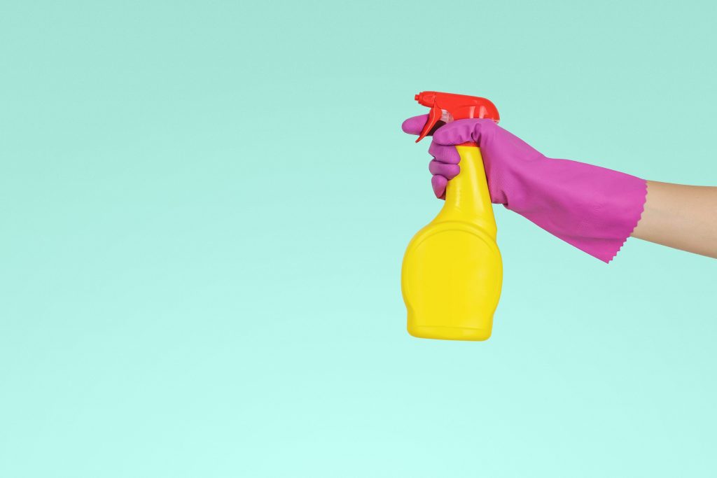 A cleaning bottle