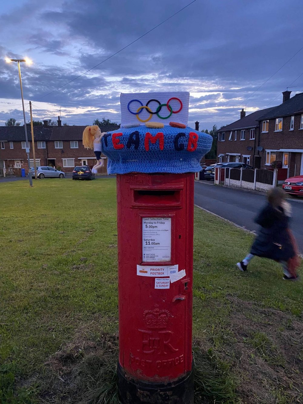 The postbox in the Olympian's home town - Sports News UK