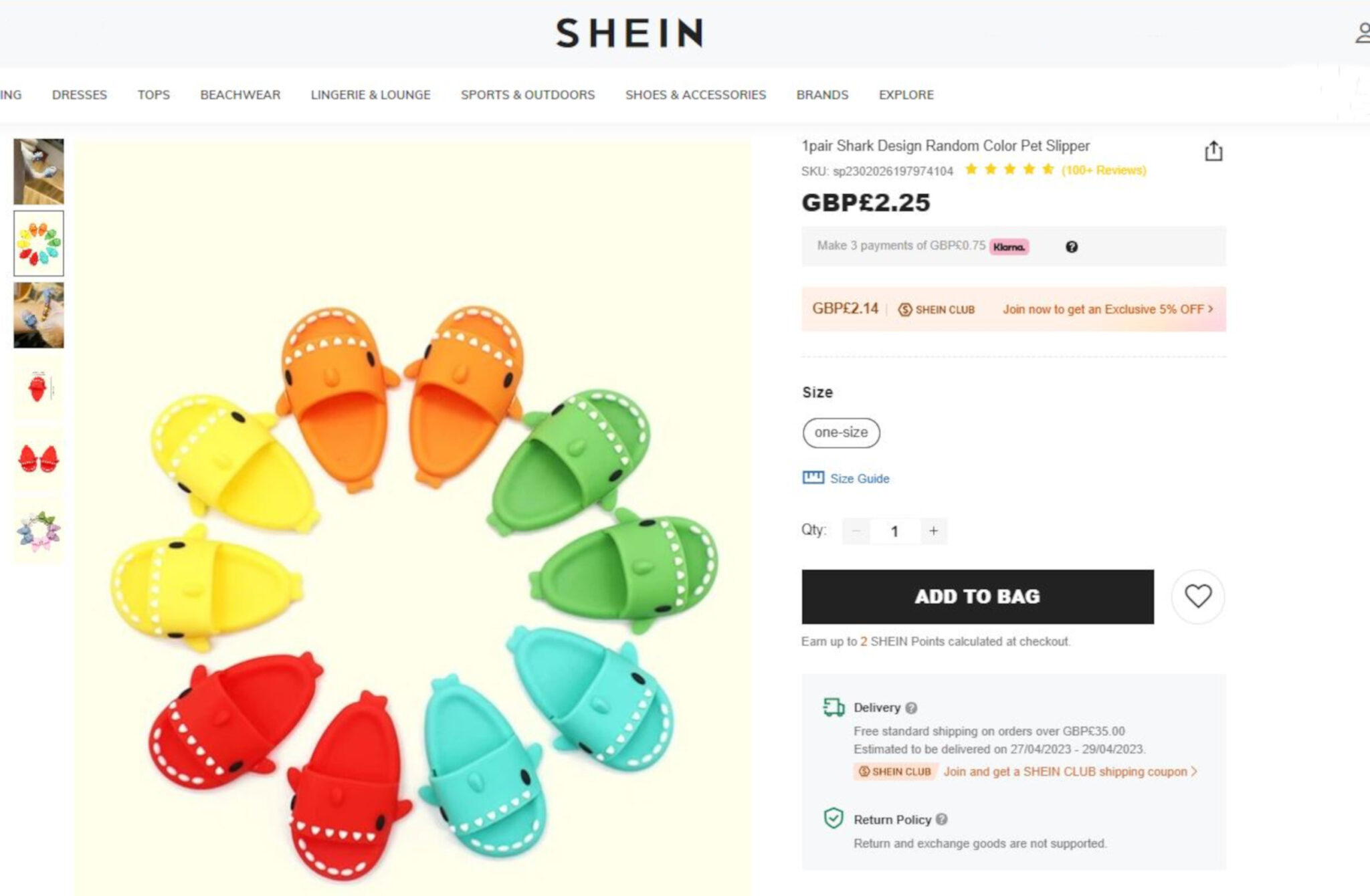 Social media users in stitches by Shein slippers for hamsters