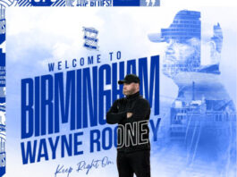 Birmingham City announcing Wayne Rooney as new manager