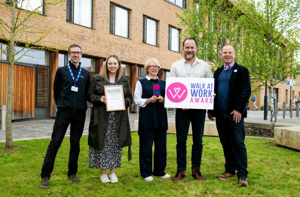 East Renfrewshire workers awarded for active workplace | Charity PR