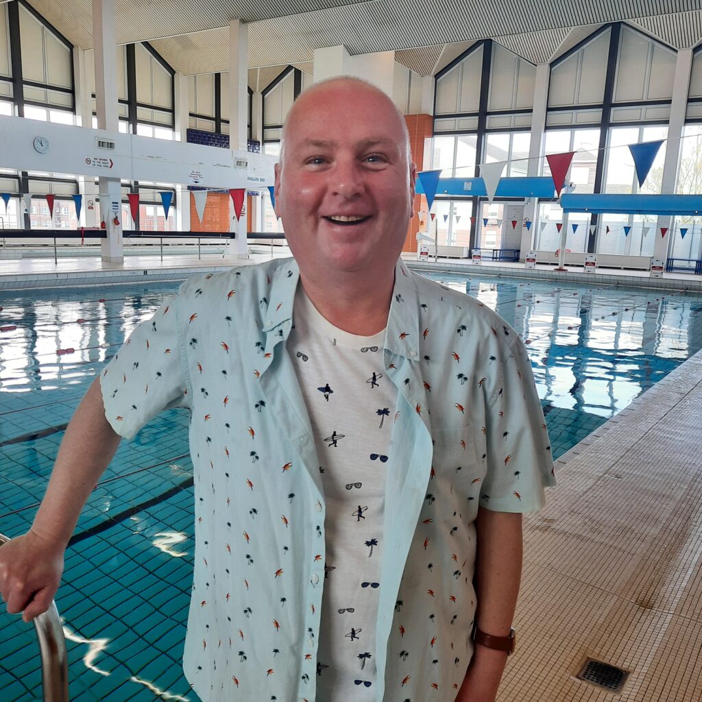 Local swimmer dives in to boost mental health | Scottish PR