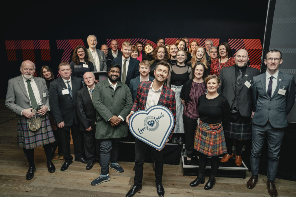Finalists for the 2023 Scotland Loves Local Awards. Image supplied with release by Message Matters