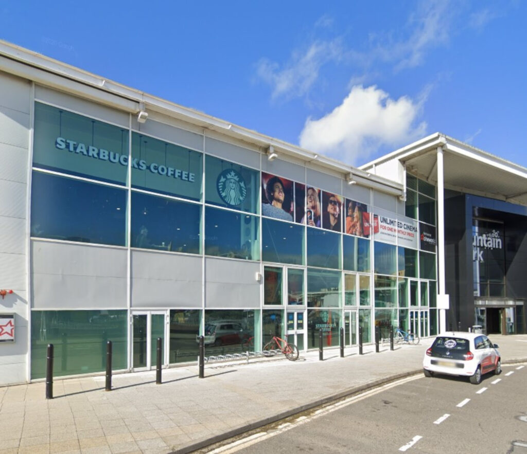 The Starbucks location at Fountainbridge