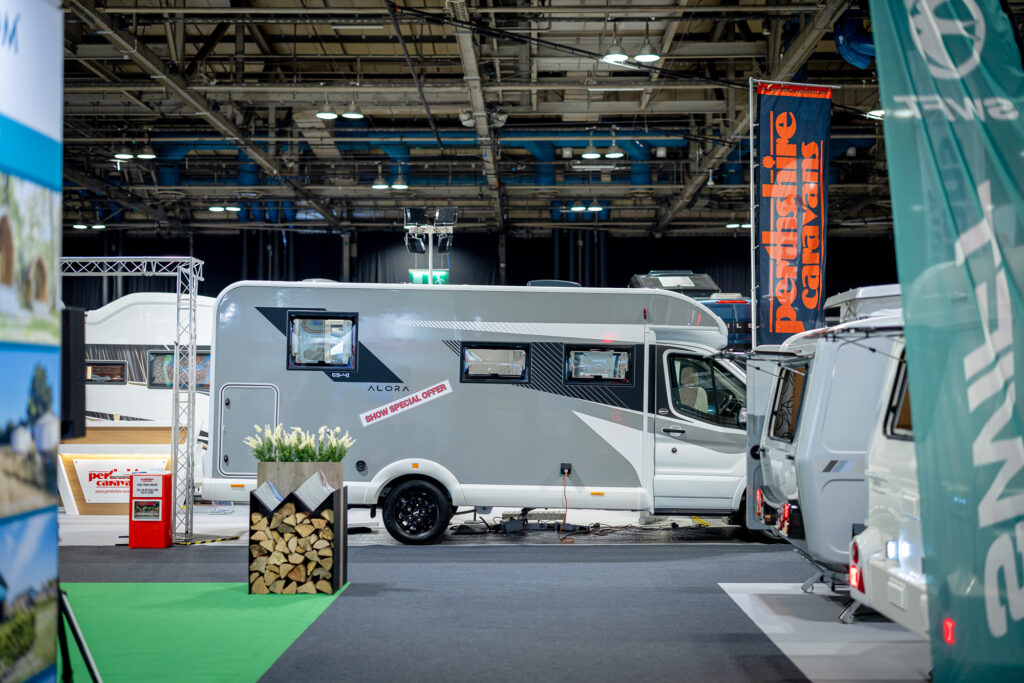 Motorhome at the event. Image supplied with release by Frame Creates