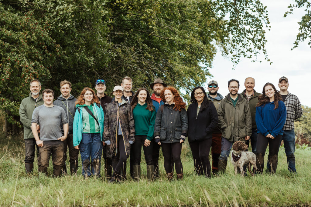 The Future Forest Company team outside group photo.