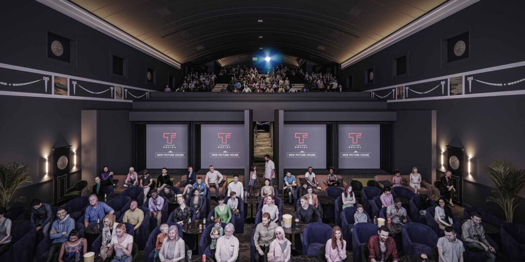 Viewers sitting watching a showing at the New Picture House in St Andrews.