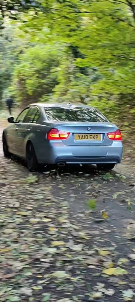 EDINBURGH locals have been left fuming as a “boy racer” was filmed flying along a cycle path in a quiet neighbourhood – and reportedly hitting a family’s dog.