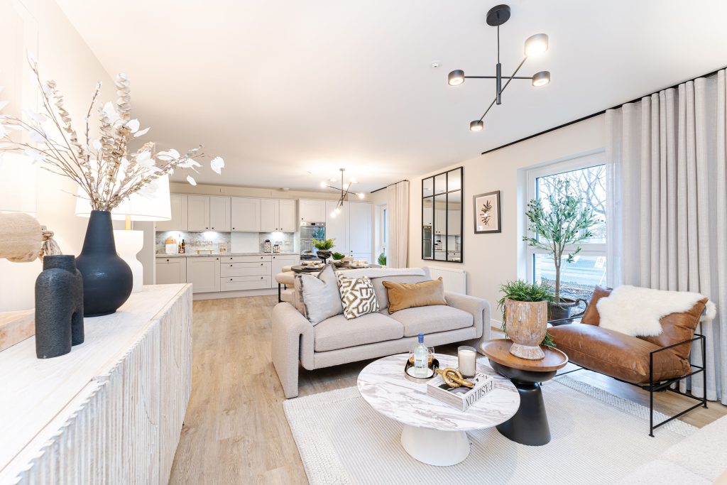 Interior of the Dundas Estates apartment, winner of Apartment of the Year at the Herald Property Awards.