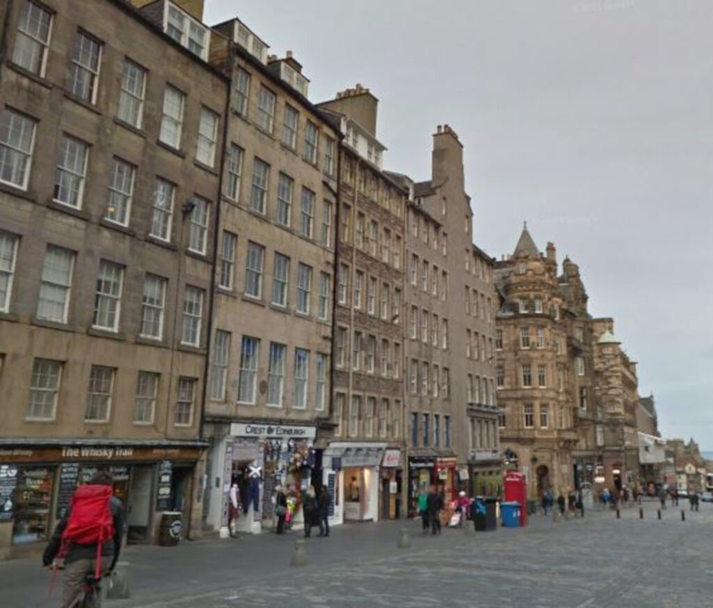 Edinburgh's Royal Mile - a tourism hub in the capital.