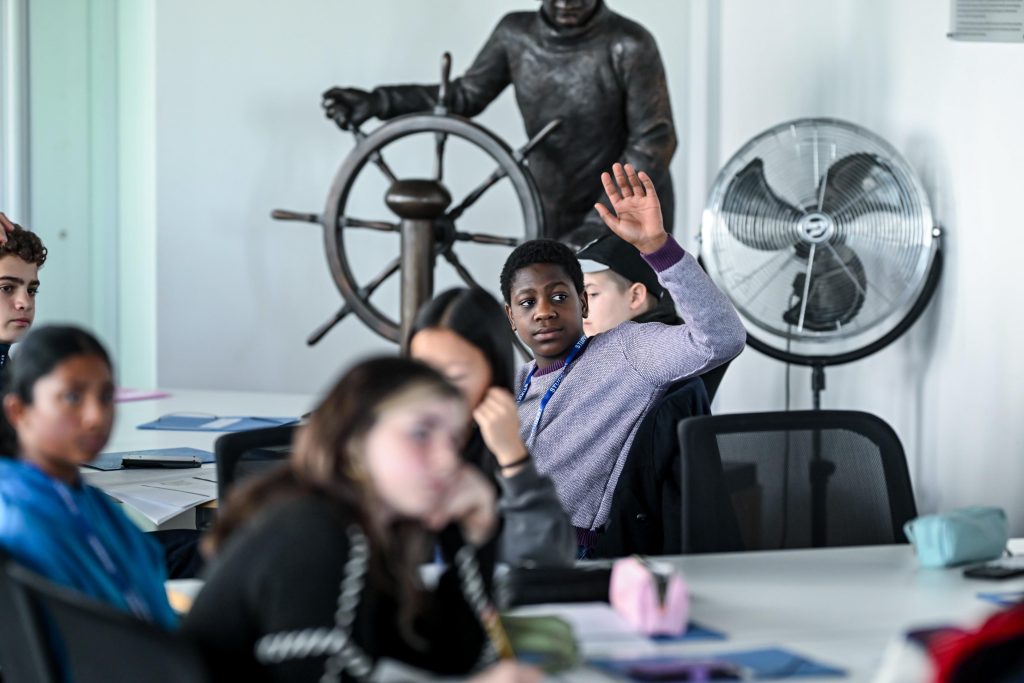 Students during the STEM into innovation programme