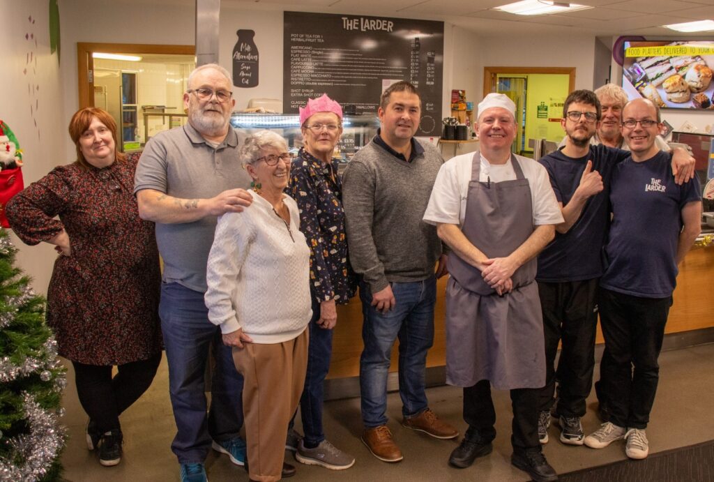 Some of the team members at The Larder.