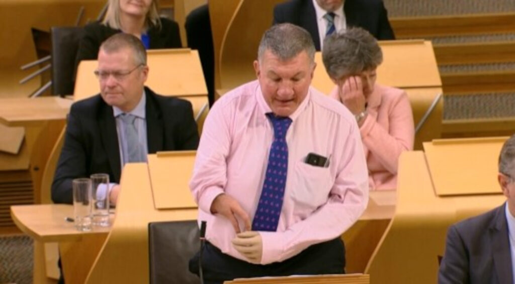 Jeremy Balfour MSP in the Scottish Parliament. (C) Scottish Parliament.