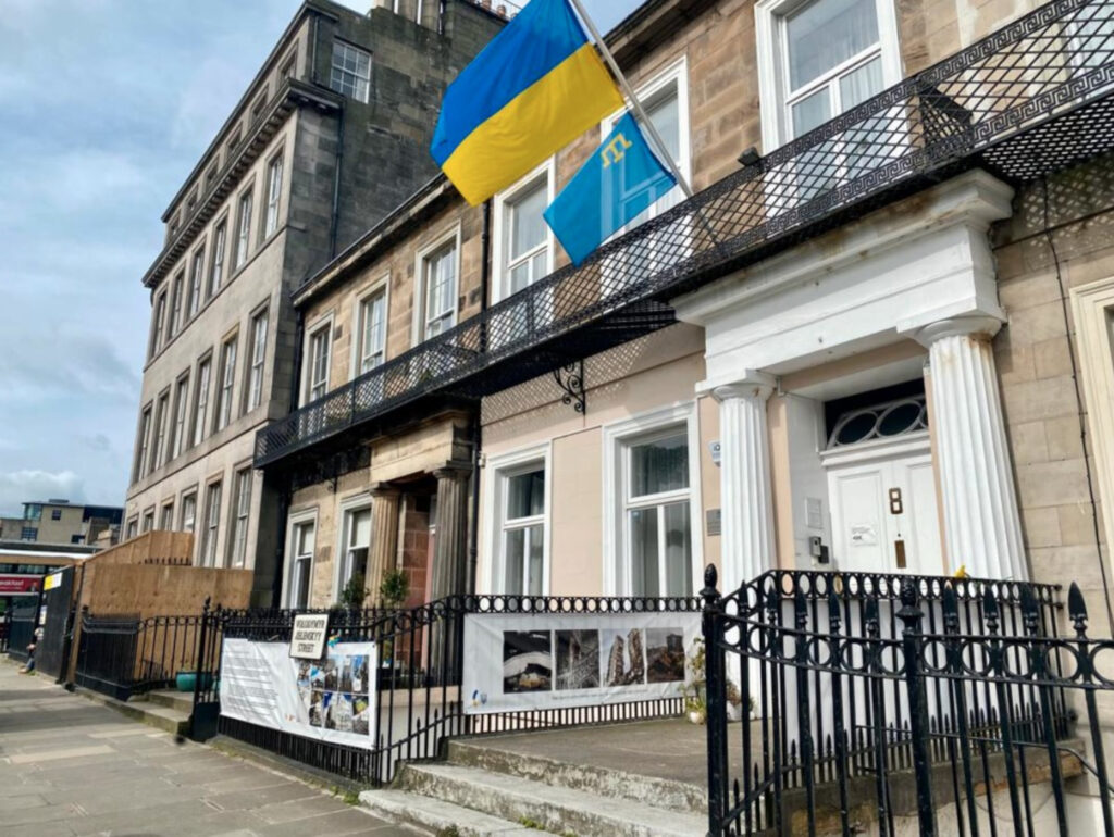 The Ukrainian Consulate building on Windsor Street in Edinburgh. (C) Google Maps