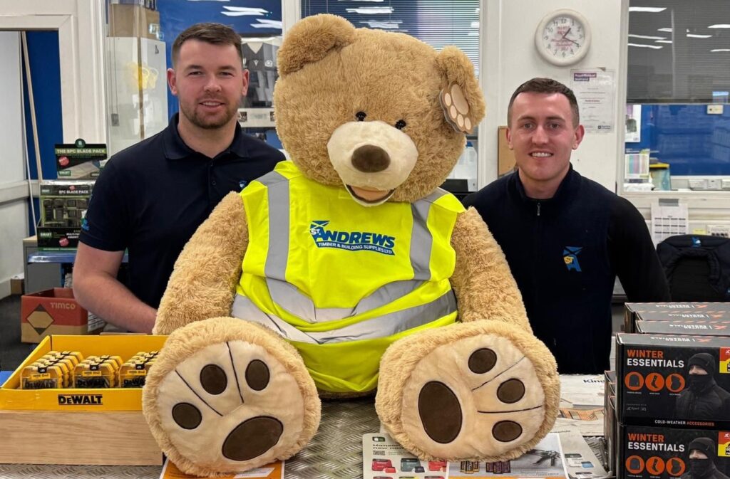 Giant Teddy donated. Image provided by PK Media & PR Ltd.