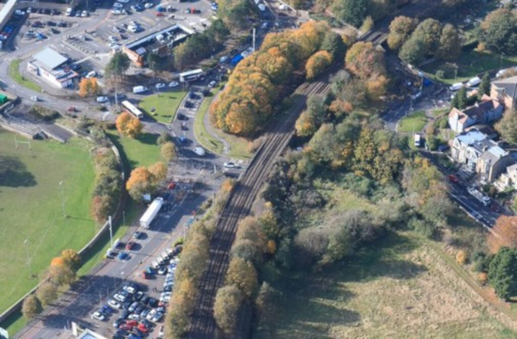 The bridge by Cameron Toll roundabout (C) NetworkRailScot/X