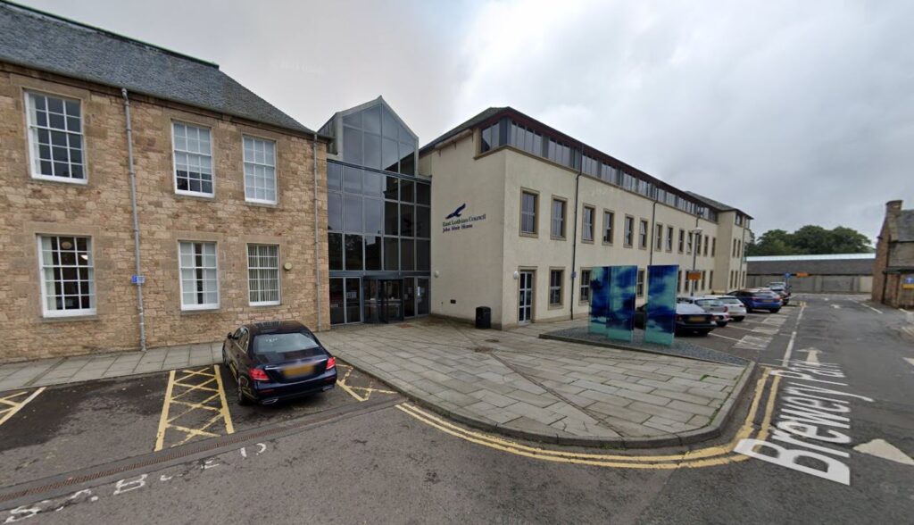 A Google Streetview image of East Lothian's headquarters in Haddington. Image courtesy of Google Maps.