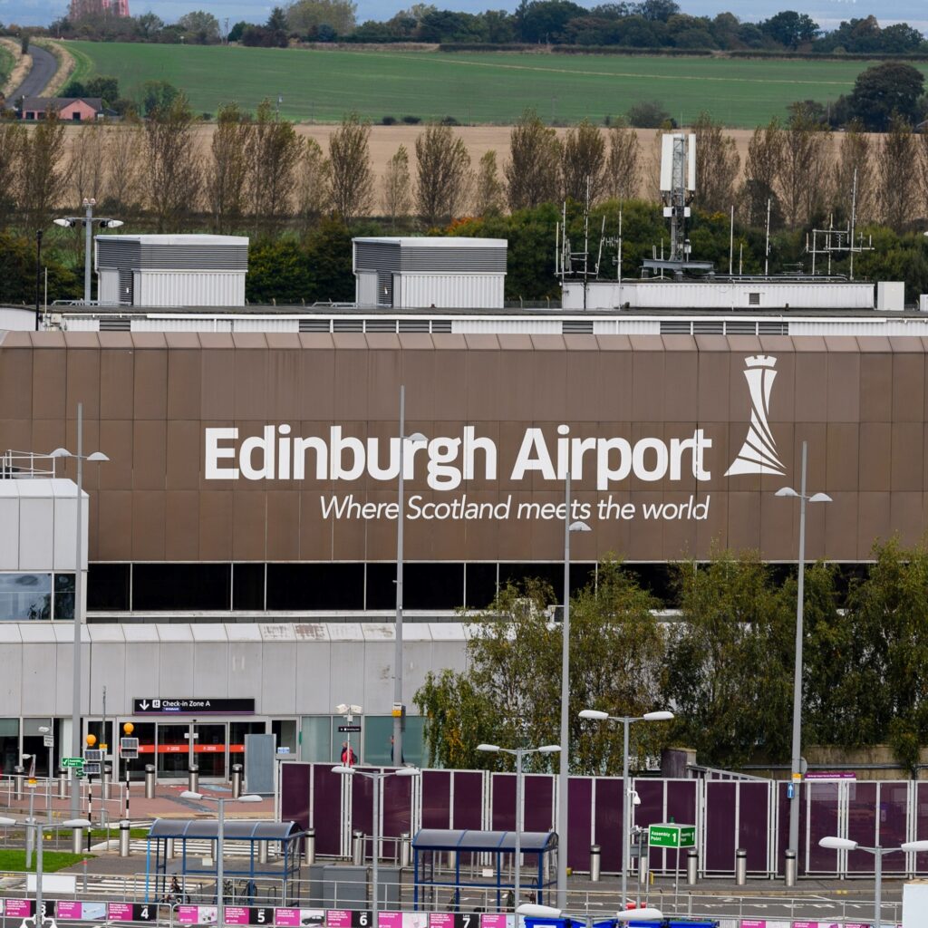 Edinburgh airport terminal