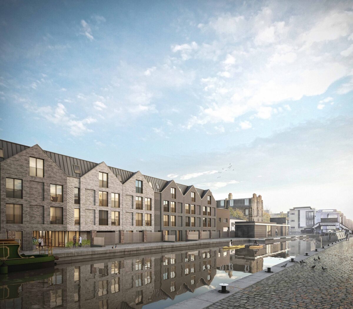 An artist's impression of the Lower Gilmore Place development.