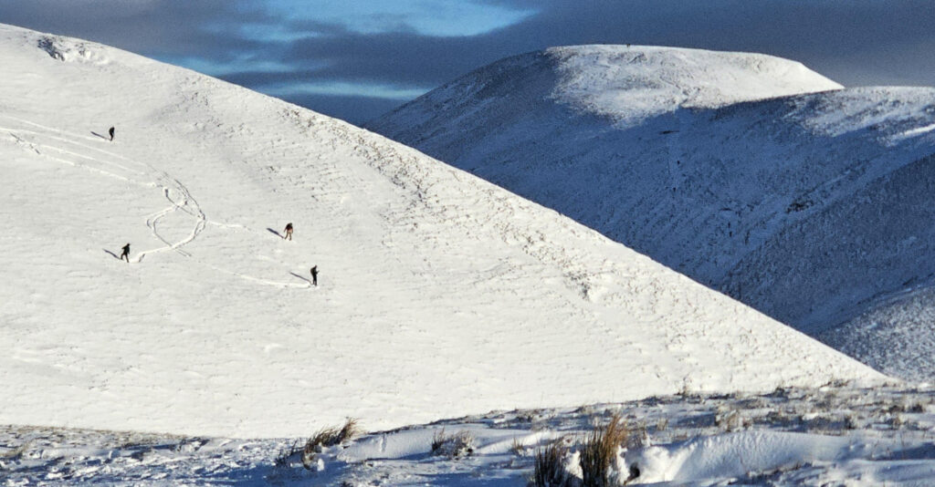 Several Scots took advantage of the snow. (C) Reddit.