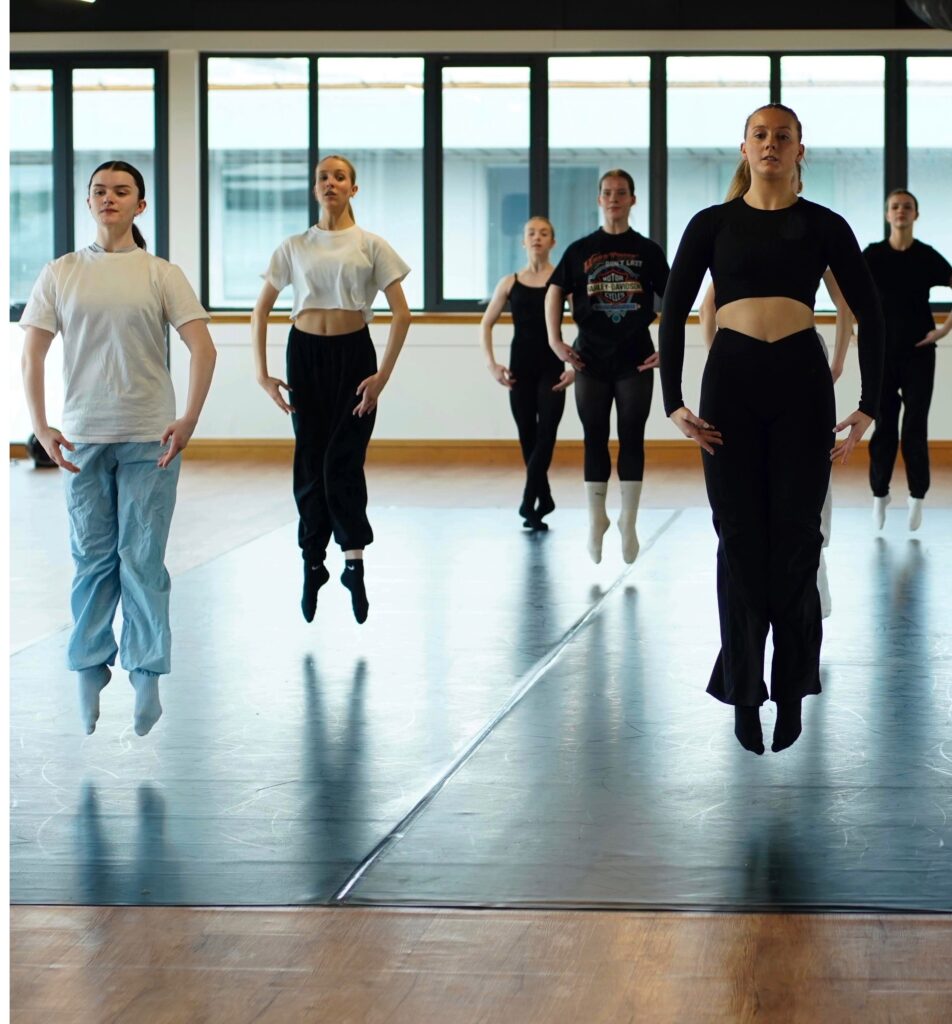 Young dancers at the Scottish Institute of Theatre, Dance, Film and Television