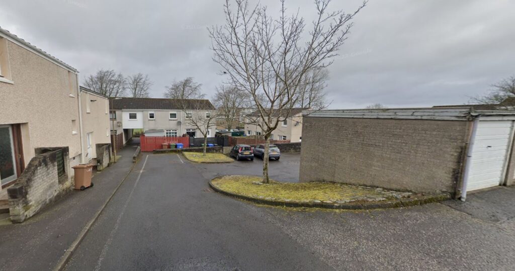 A Google Streetview image of Harburn Drive in West Calder, West Lothian.