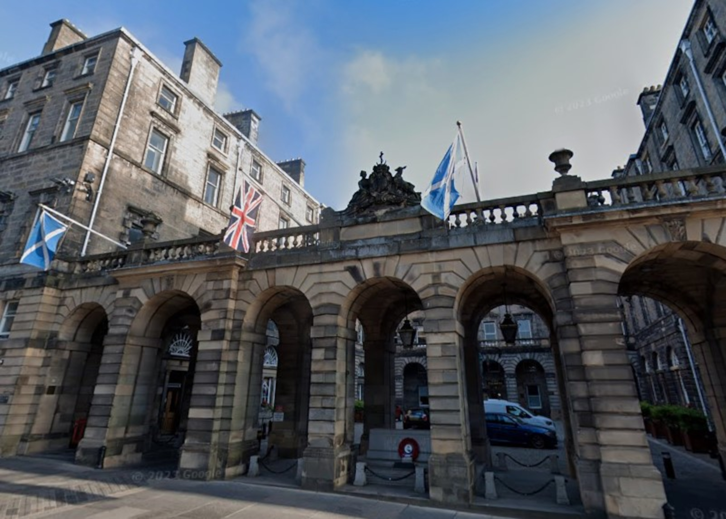 Edinburgh City Council chambers. (C) Google Maps