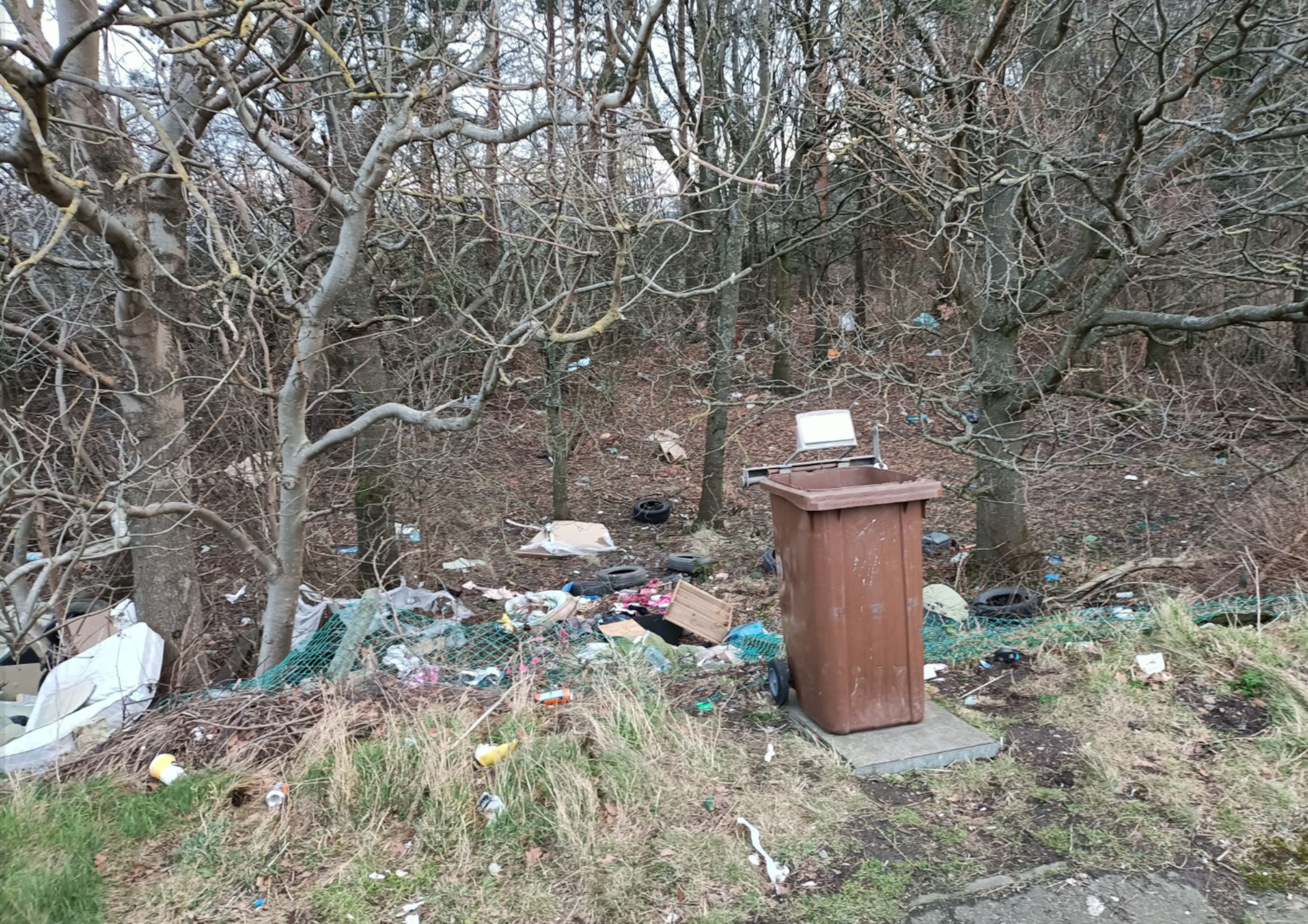 The extent of the fly tipping left locals shocked. (C) Facebook.