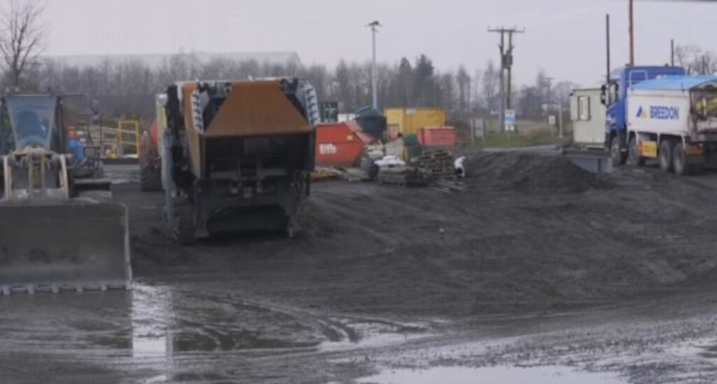 Images of the Bonnington Mains Quarry as seen in a video clip from Breedon Group Plc. (C) Breedon Group Plc/Facebook