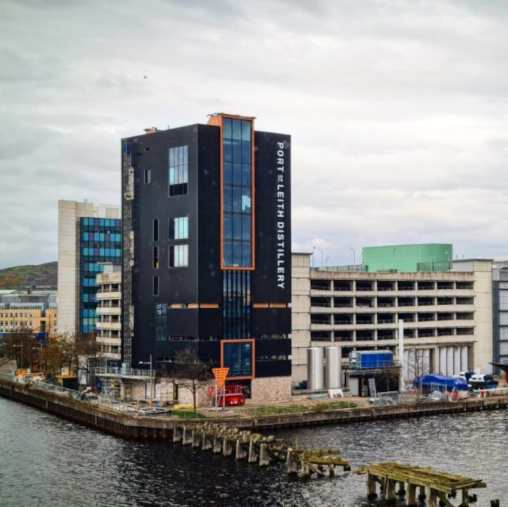 The Port of Leith Distillery, where the abseil will take place. (C) @leithdistillery/X