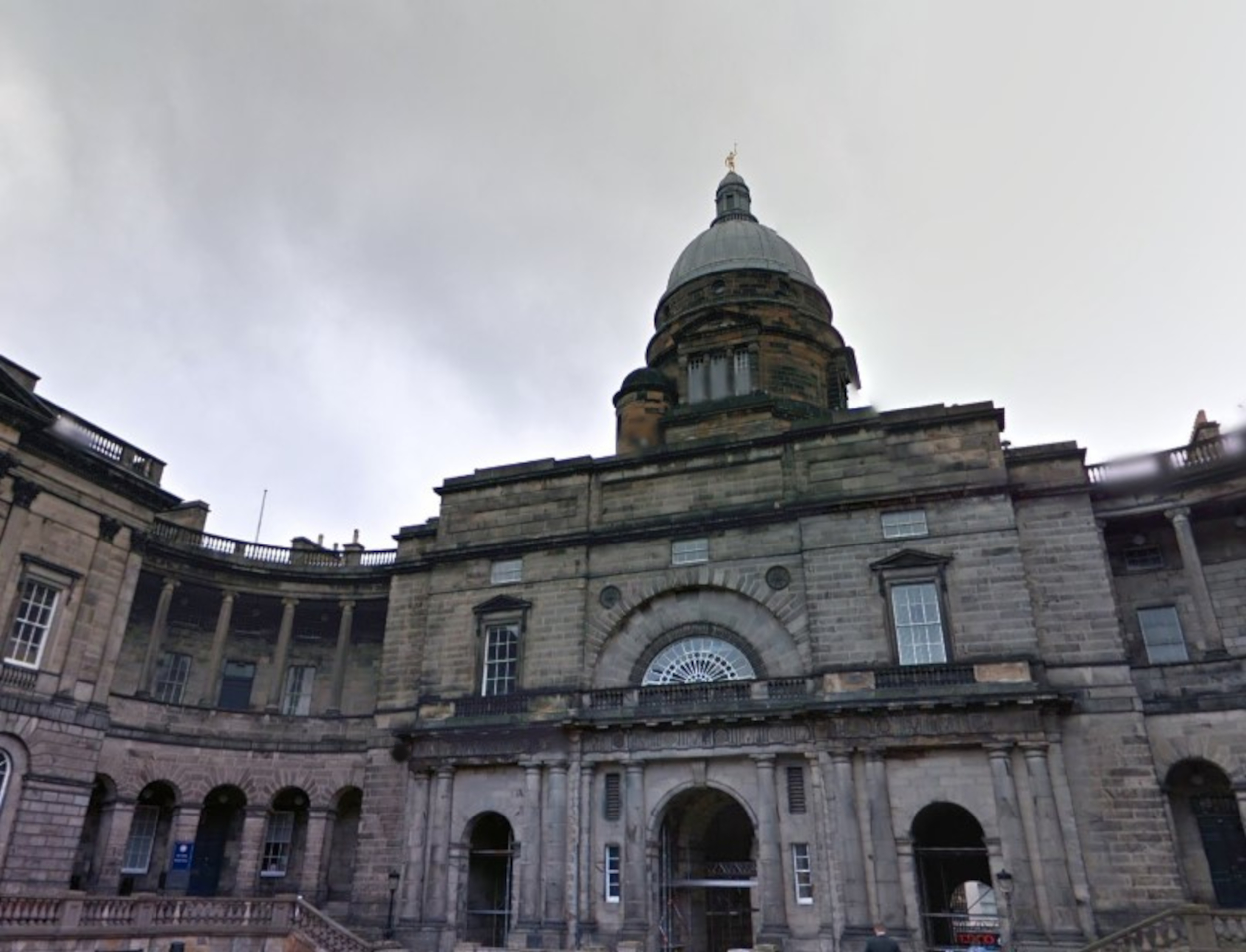 The University of Edinburgh's Old College building. (C) Google Maps