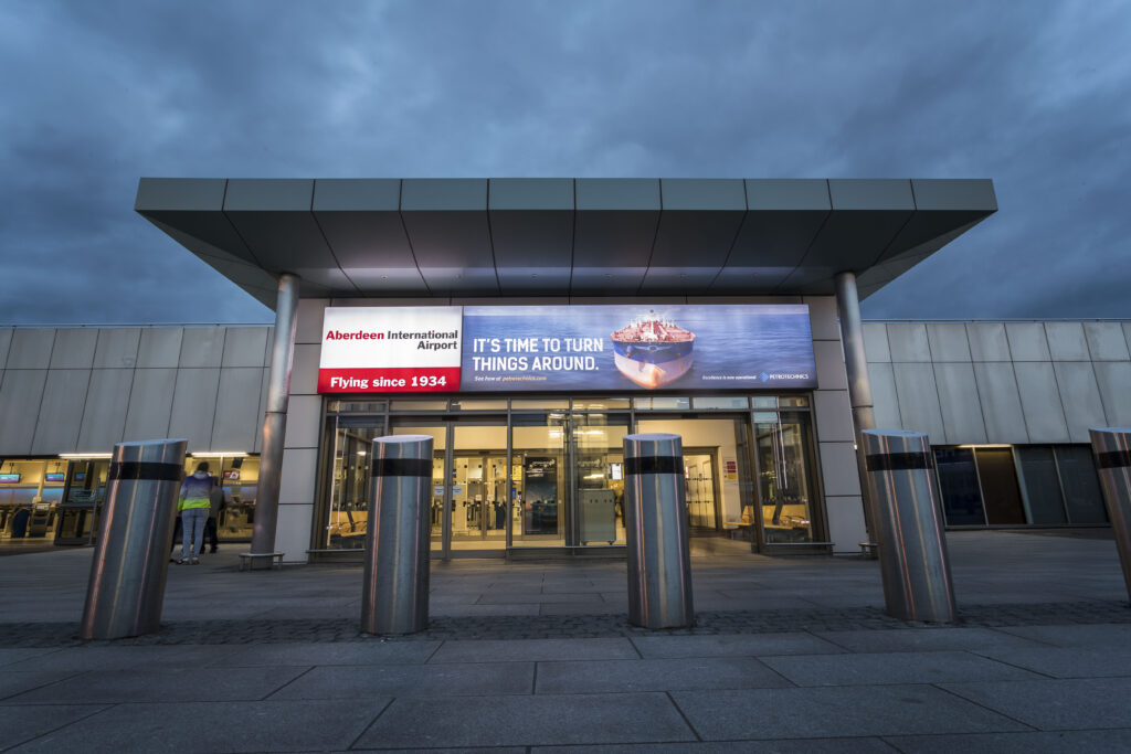 A photo of Aberdeen Airport