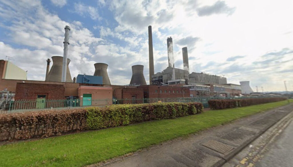 A Google Street View image of an industrial estate in Grangemouth.