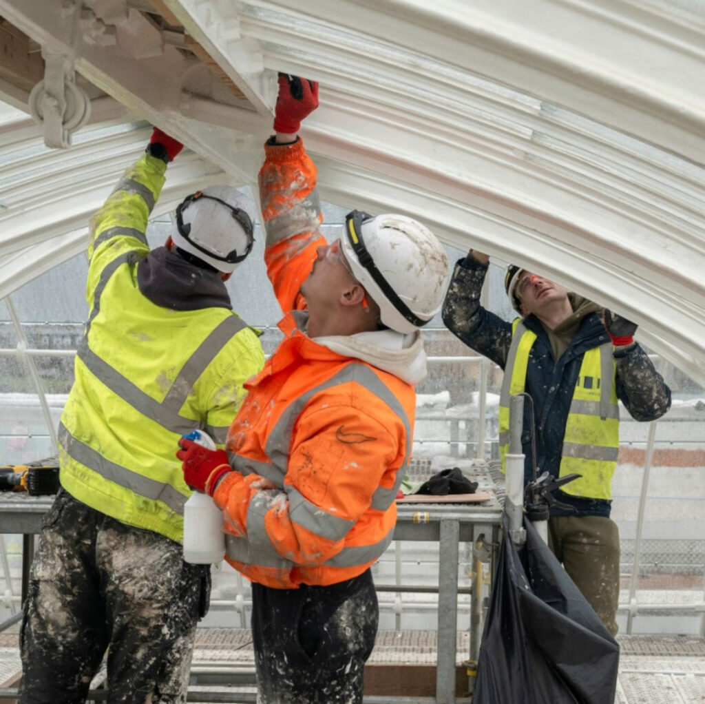 Workers at the Botanics (C) Royal Botanic Garden Edinburgh/Facebook