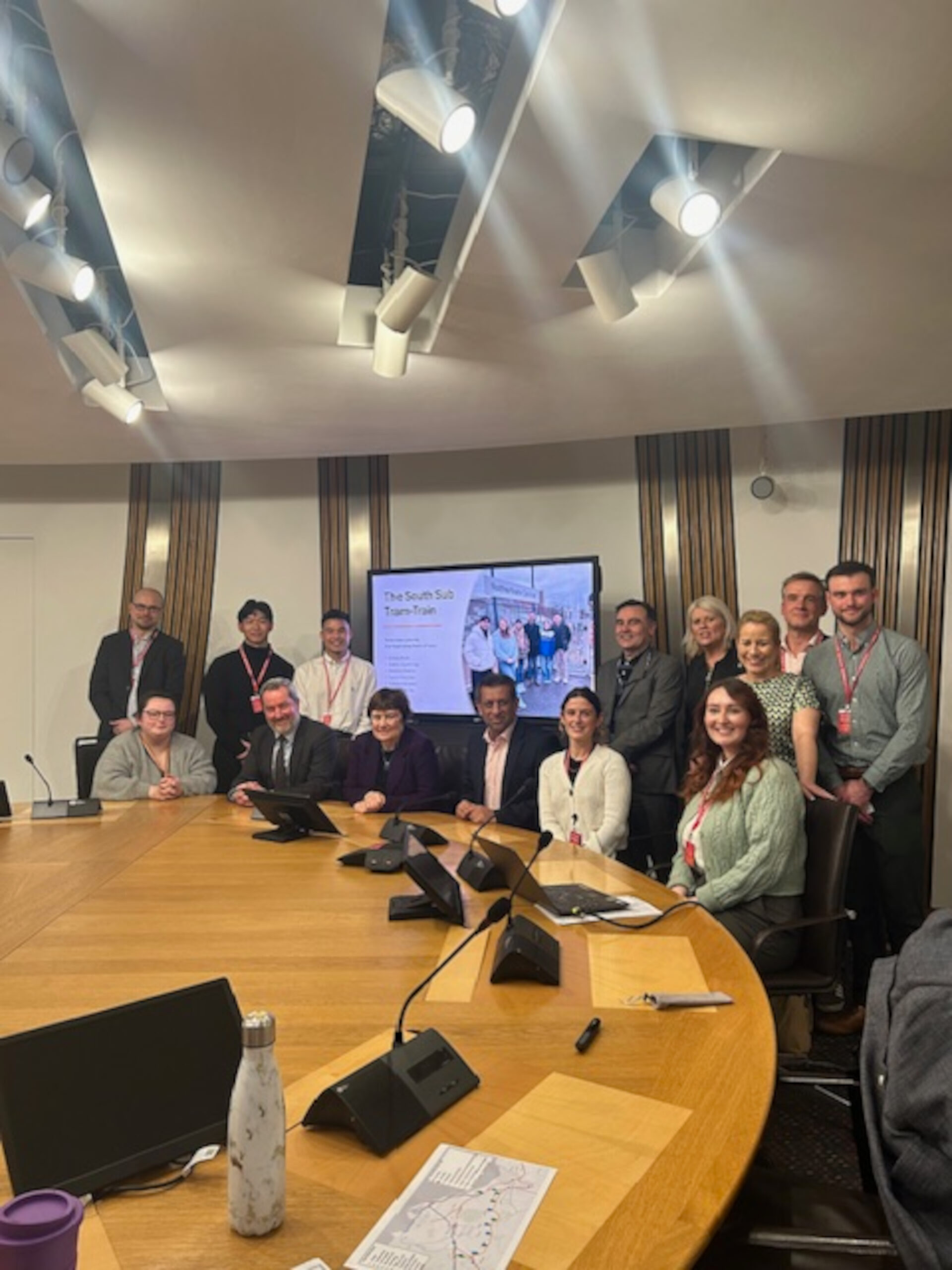 Heriot Watt students met with MSPs and Councillors last week (C) Deadline News