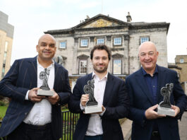 Image shows Pic Greg Macvean 21/11/2024 Frame - Josh Littlejohn of Social Bite, Shaf Rasul and Alan Jope of Natwest launch the National Business Awards