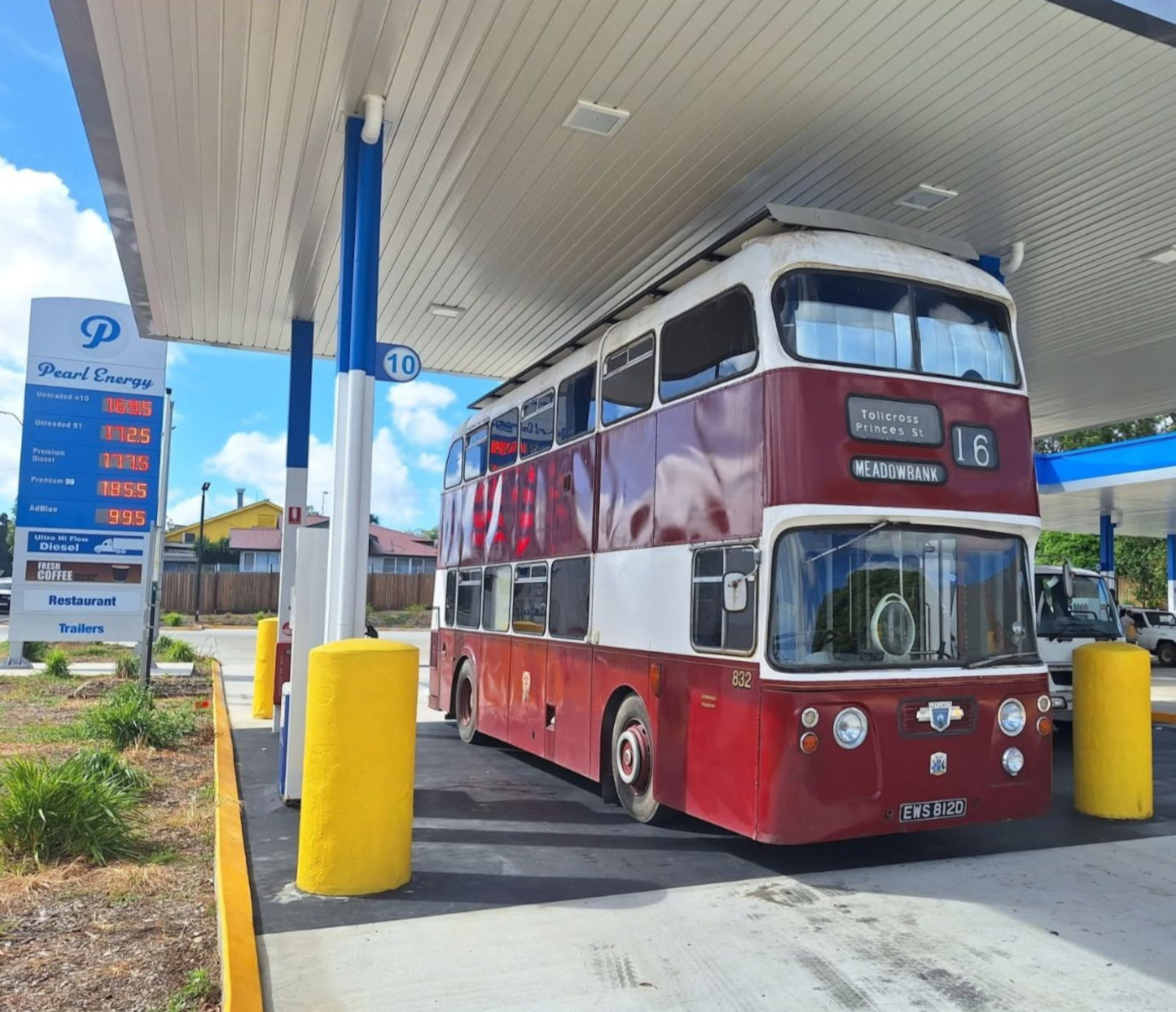 The vintage bus was once serving Edinburgh residents. (C) Facebook.